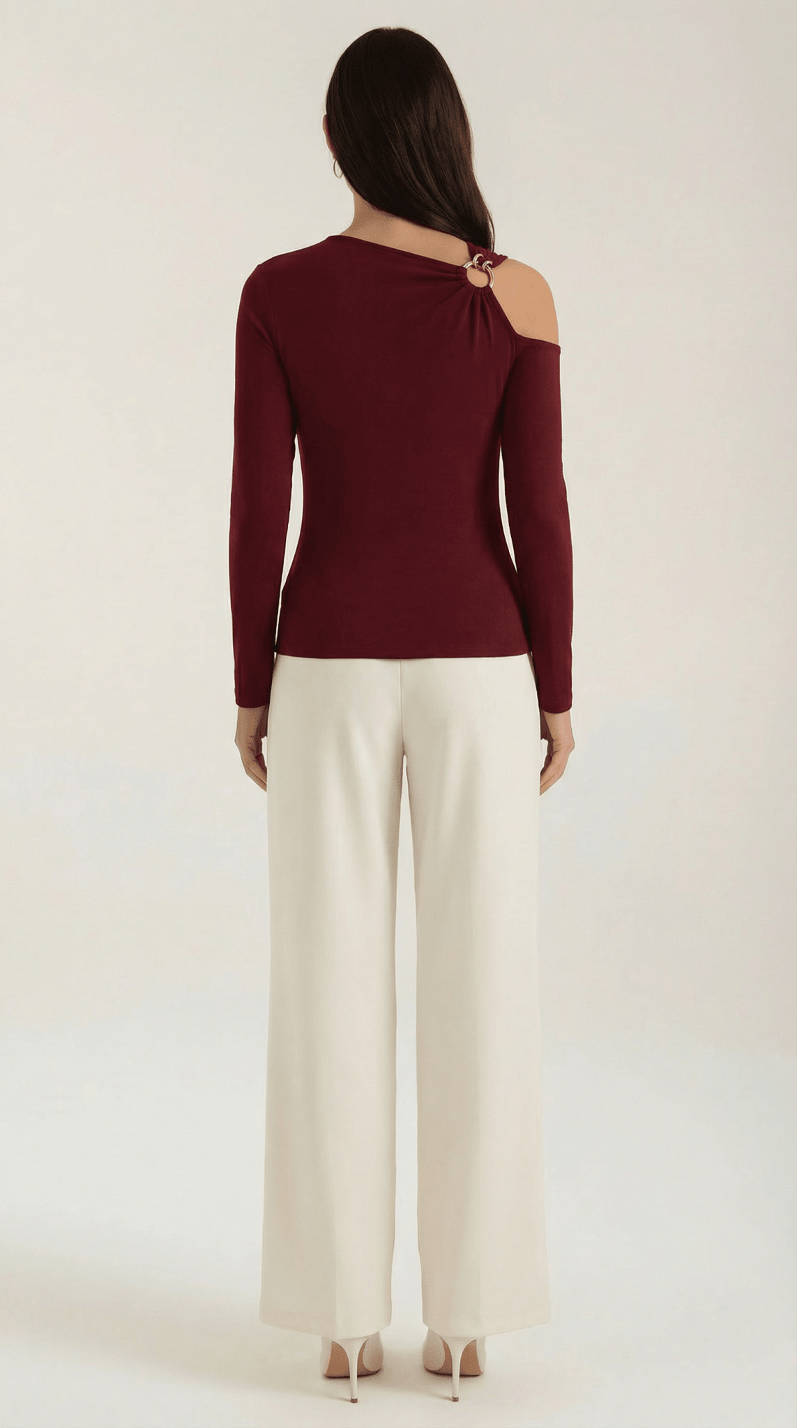 Women's Top — Sleeveless One Shoulder Asymmetric Neckline - Hudson Harper - Women Top