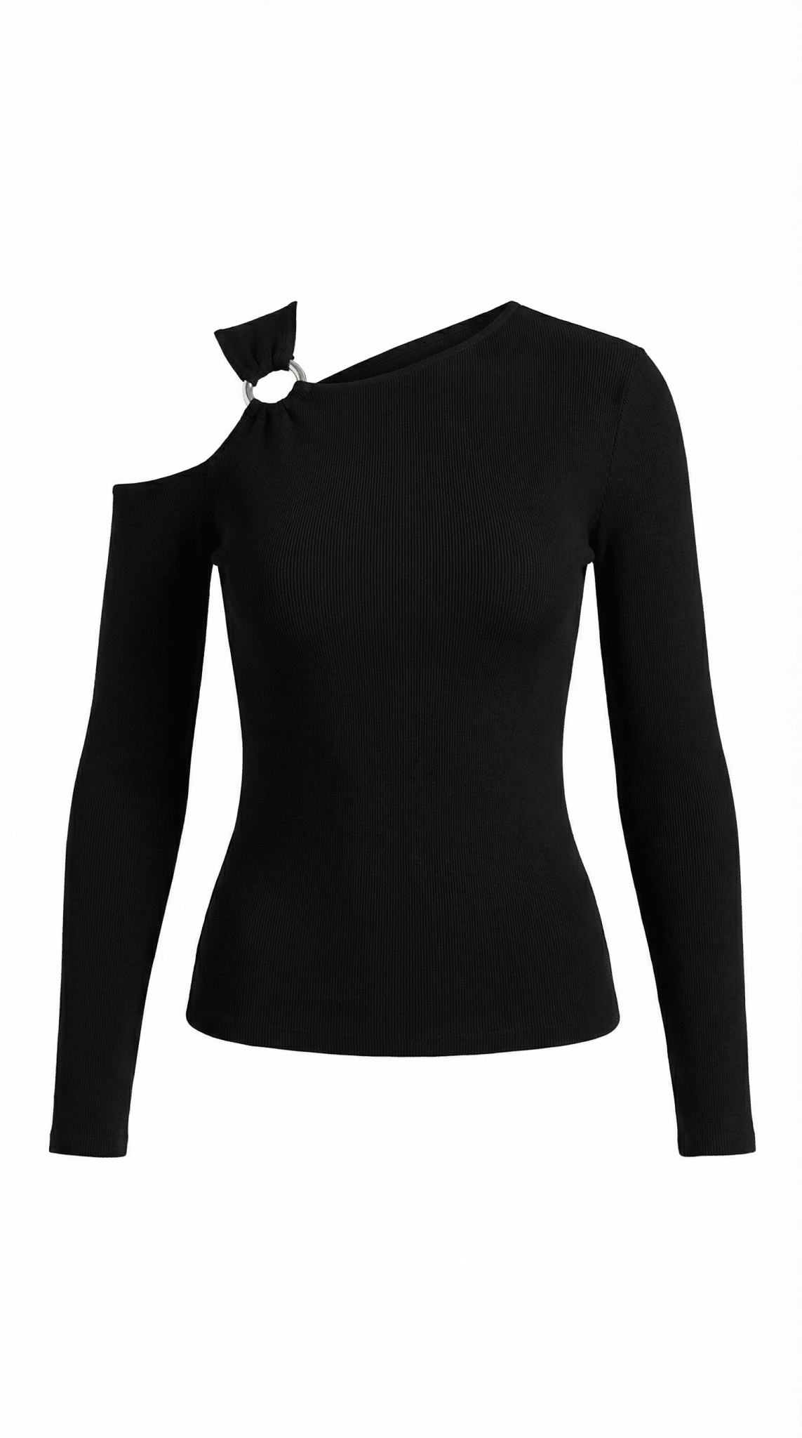 Women's Top — Sleeveless One Shoulder Asymmetric Neckline - Hudson Harper - Women Top