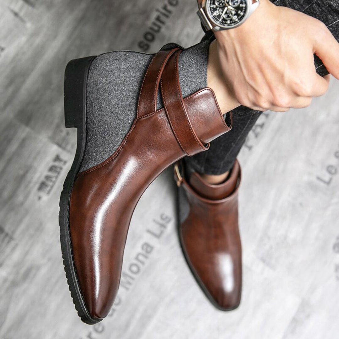 Ankle Boots Men Stylish Designed for Comfort Daily Versatility - Hudson Harper - Boots