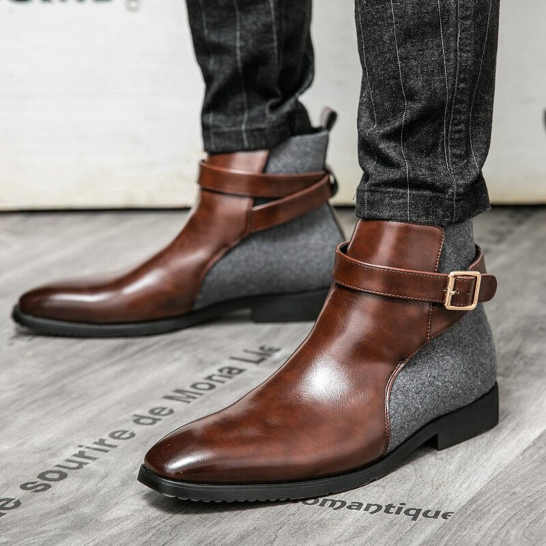 Ankle Boots Men Stylish Designed for Comfort Daily Versatility - Hudson Harper - Boots