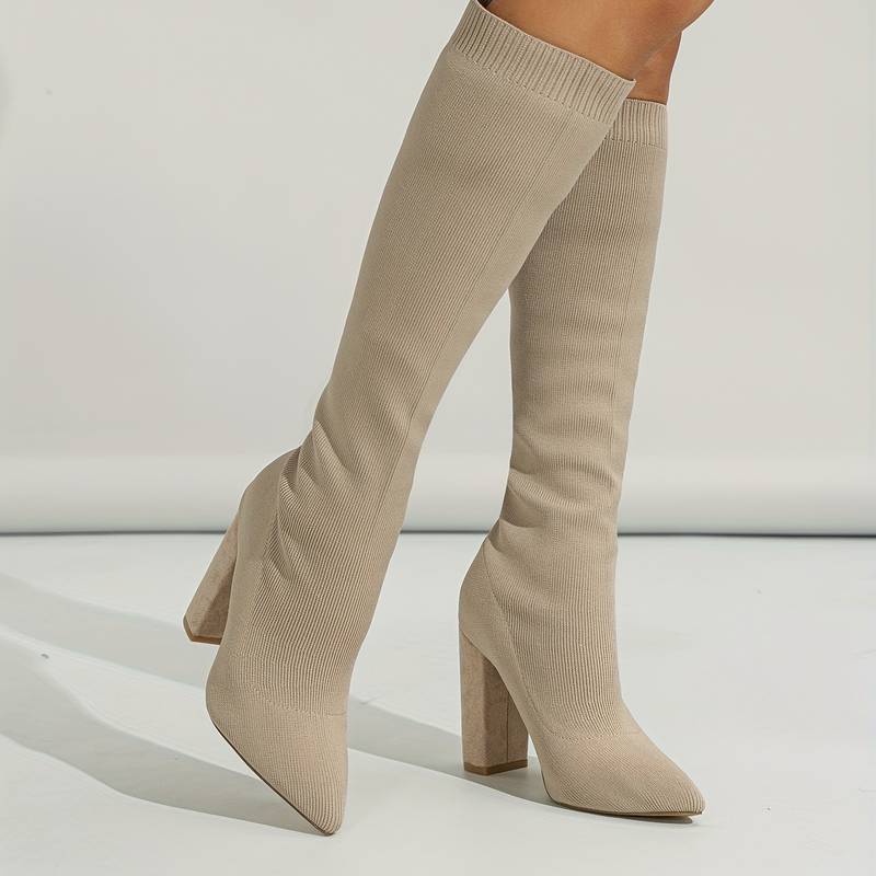 Ankle Boots Women Ankle Length Block Heel Structured Upper Design - Hudson Harper - Women Boots