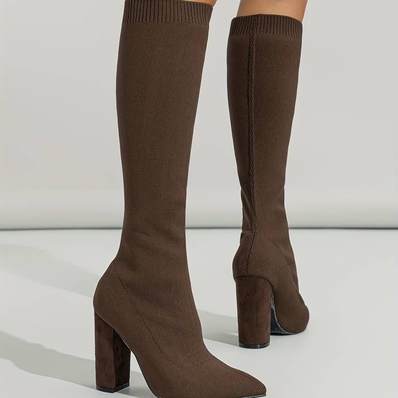 Ankle Boots Women Ankle Length Block Heel Structured Upper Design - Hudson Harper - Women Boots
