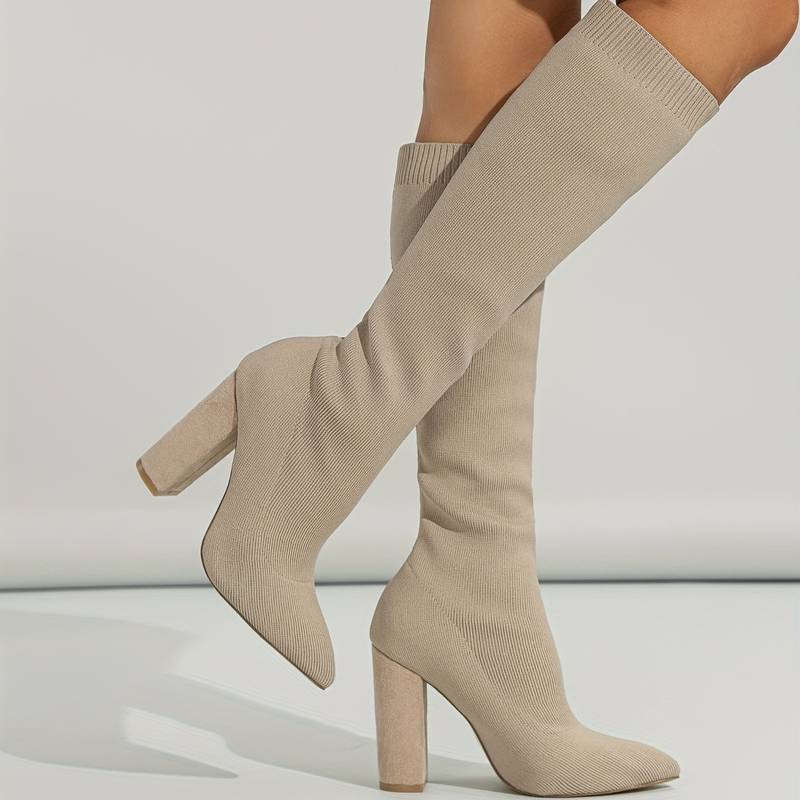 Ankle Boots Women Ankle Length Block Heel Structured Upper Design - Hudson Harper - Women Boots