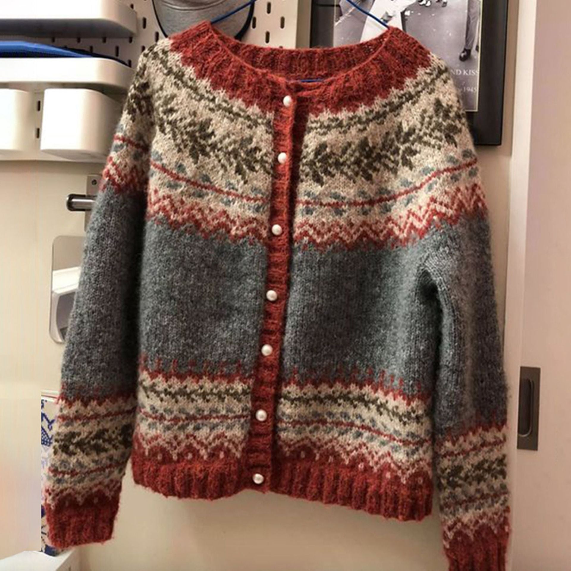 Cardigan Women Knitted Warm Fit Everyday Chic - Hudson Harper - Women Cardigans