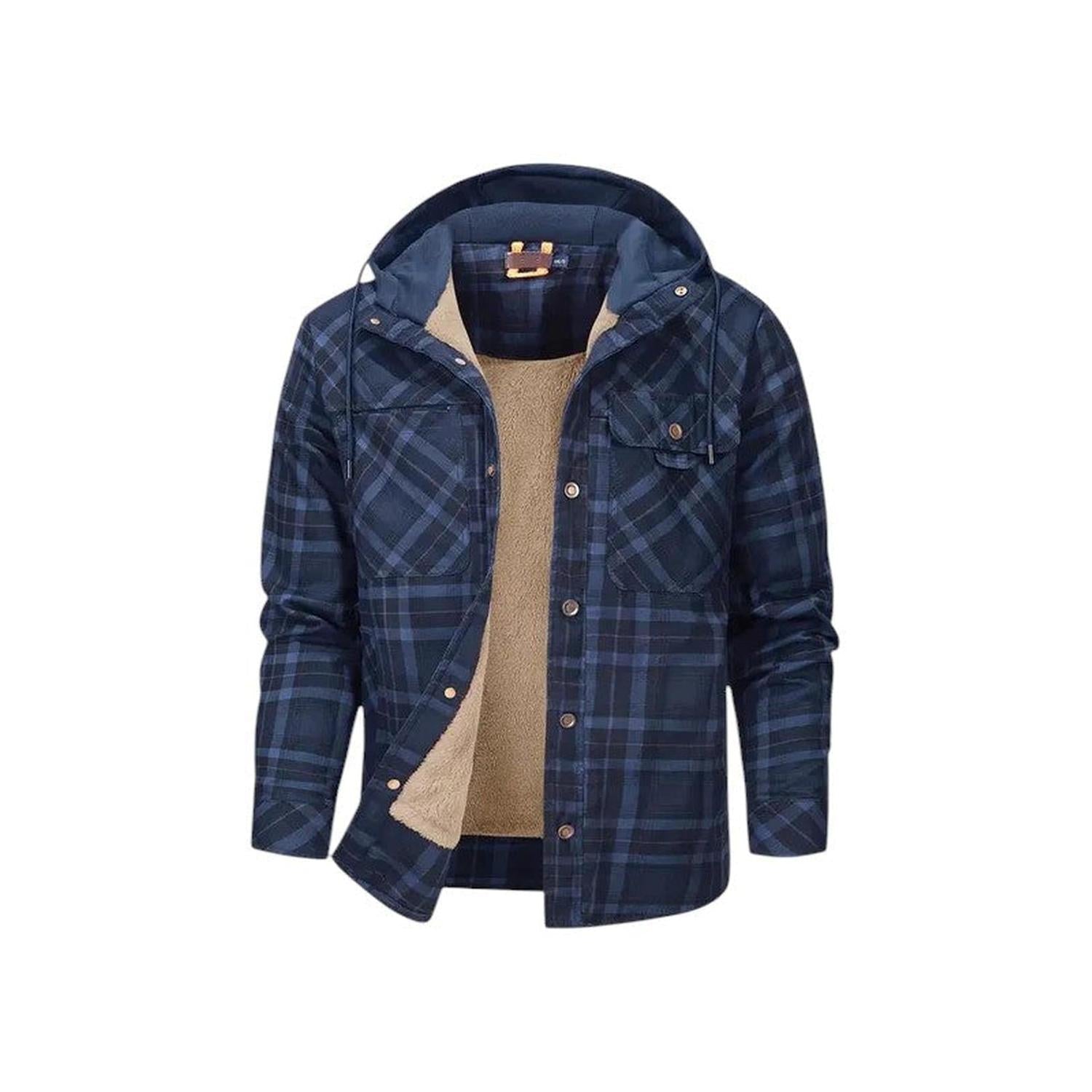 Checked Jacket Men Hooded - Hudson Harper - Hoodies
