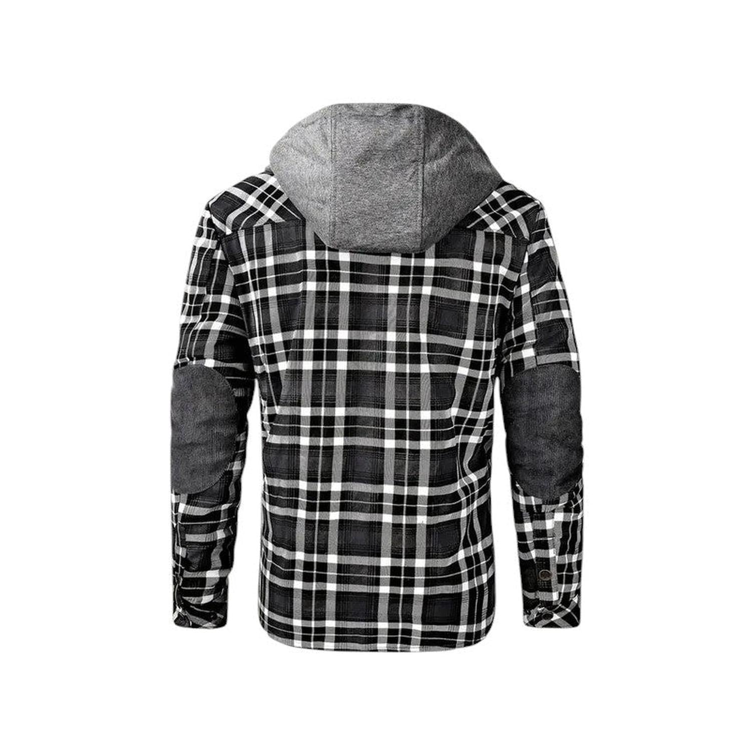 Checked Jacket Men Hooded - Hudson Harper - Hoodies