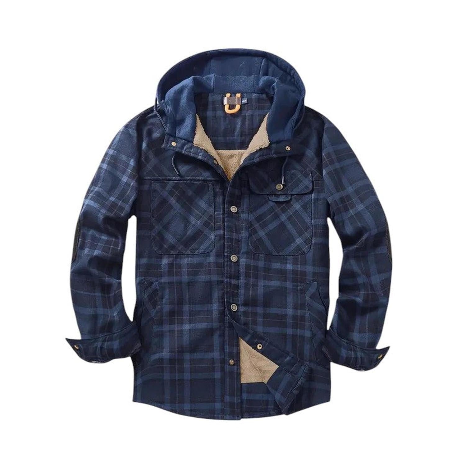 Checked Jacket Men Hooded - Hudson Harper - Hoodies