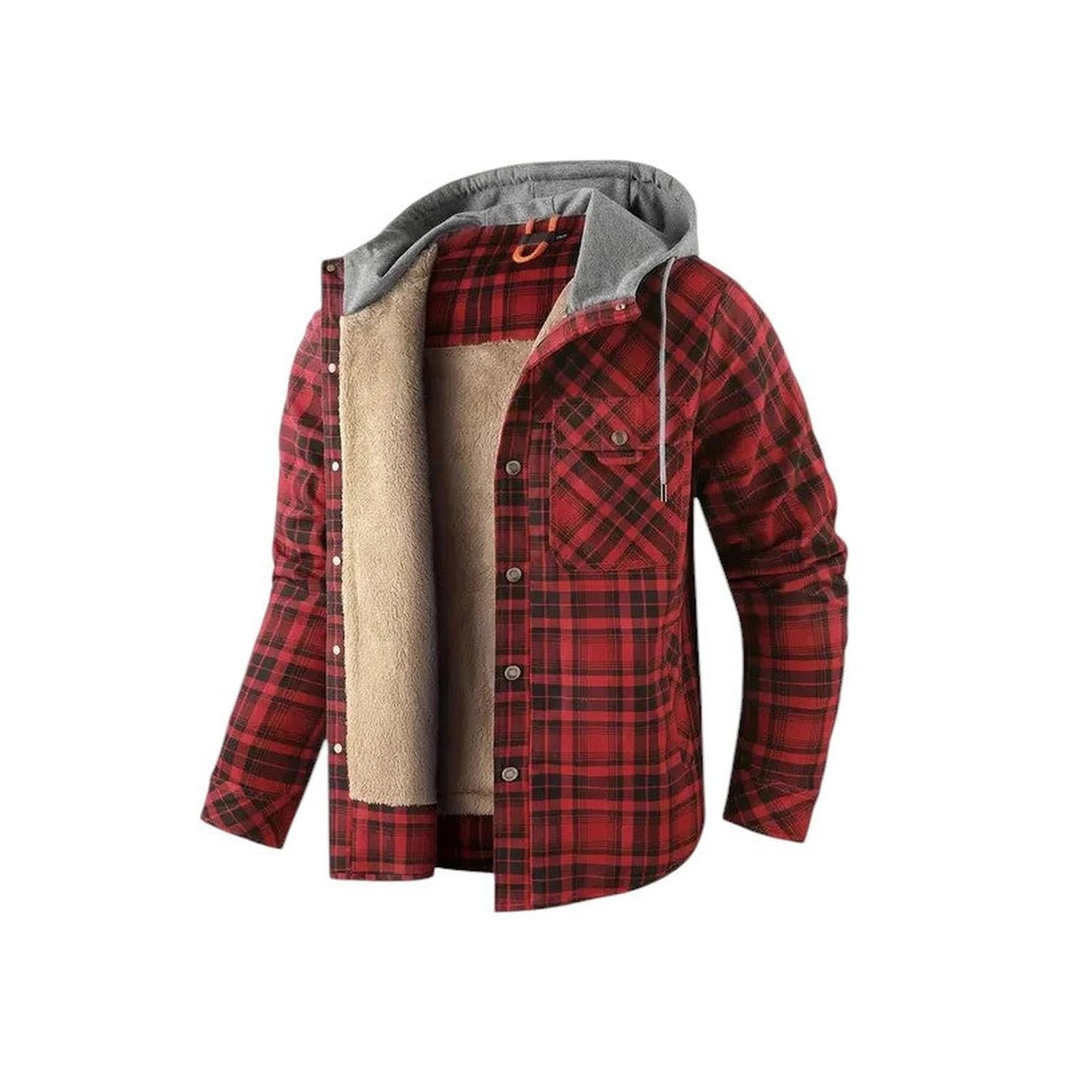 Checked Jacket Men Hooded - Hudson Harper - Hoodies