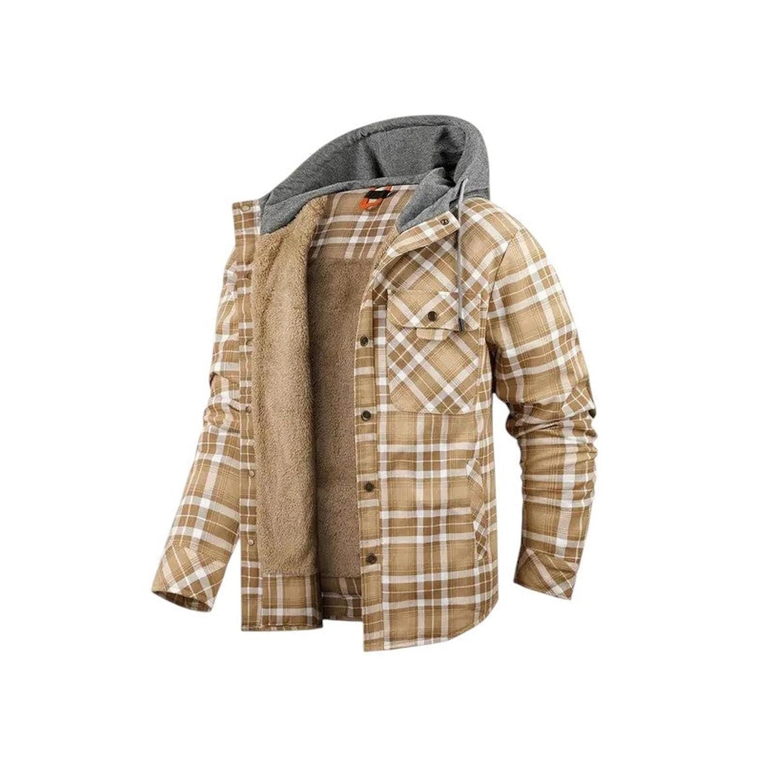 Checked Jacket Men Hooded - Hudson Harper - Hoodies