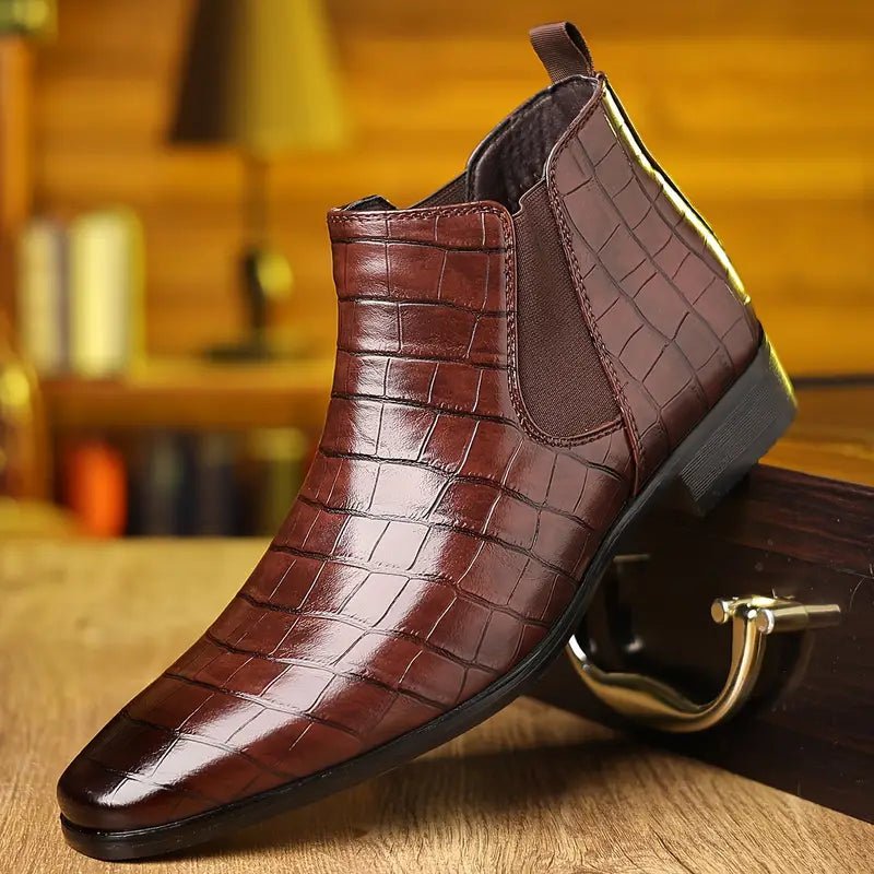 Chelsea Boots Men Elegant Refined Everyday Modern Style - Hudson Harper - Men Shoes