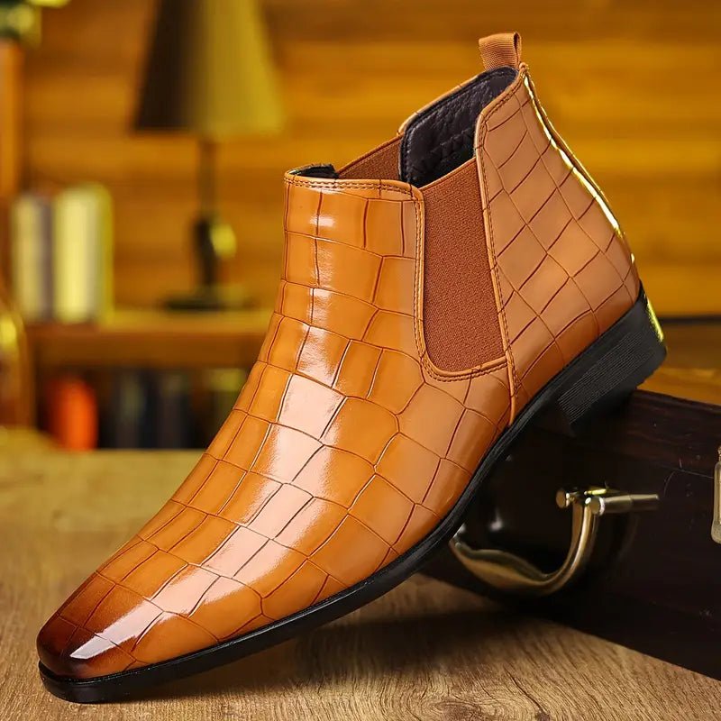 Chelsea Boots Men Elegant Refined Everyday Modern Style - Hudson Harper - Men Shoes