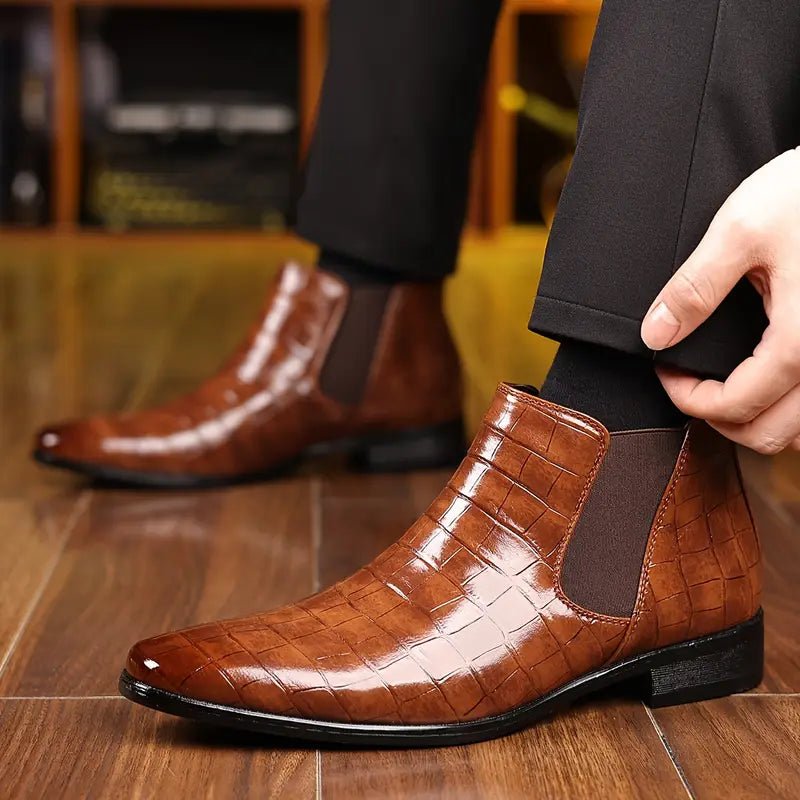 Chelsea Boots Men Elegant Refined Everyday Modern Style - Hudson Harper - Men Shoes