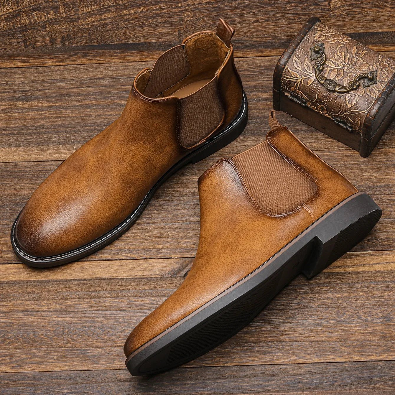 Chelsea Boots Men Elegant Versatile - Hudson Harper - Men's Boots