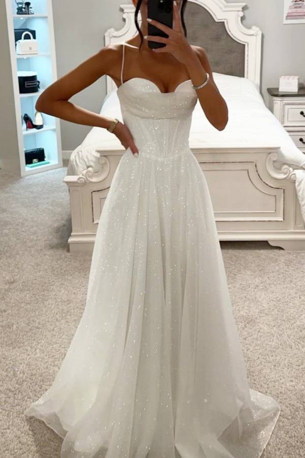 Evening Gown Women Elegant Glitter Maxi Fit Chic Look - Hudson Harper - Dresses