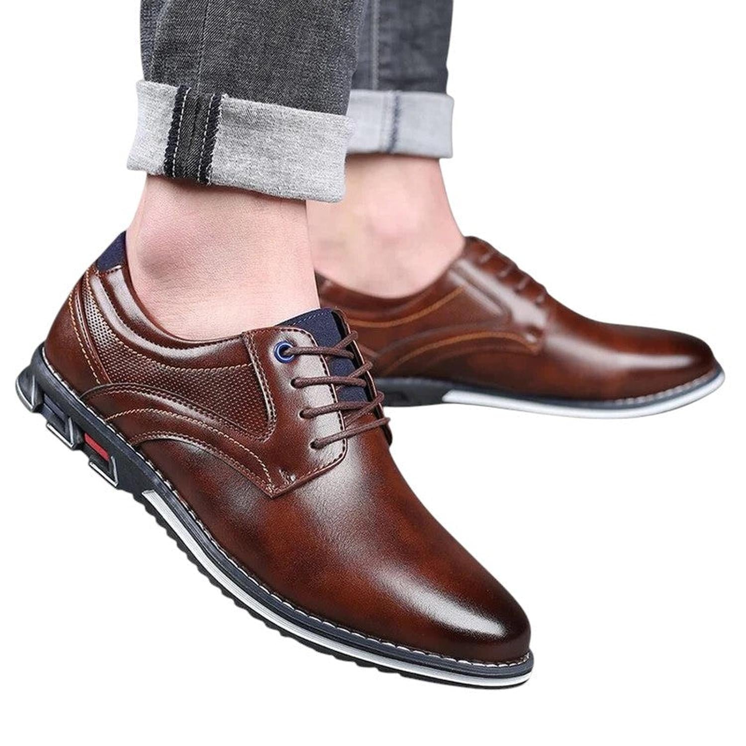 Formal Shoes Men Arch Support Classic Fit - Hudson Harper - Formal Shoes