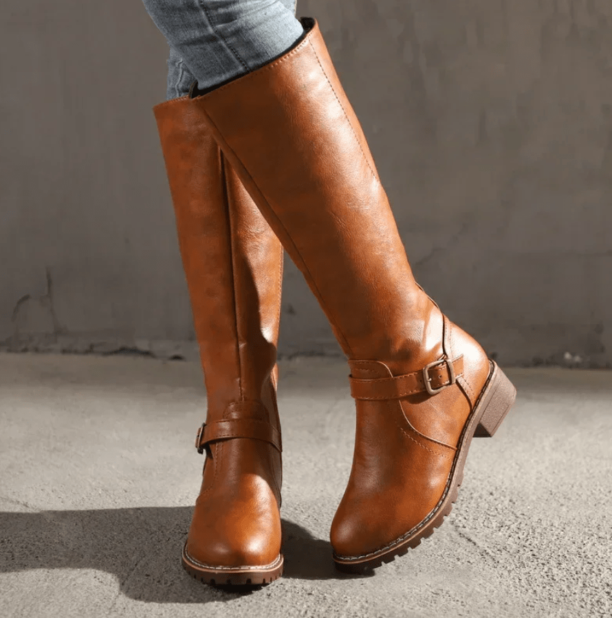 Knee - High Boots Women High Shaft Zipper Closure - Hudson Harper - Women Boots