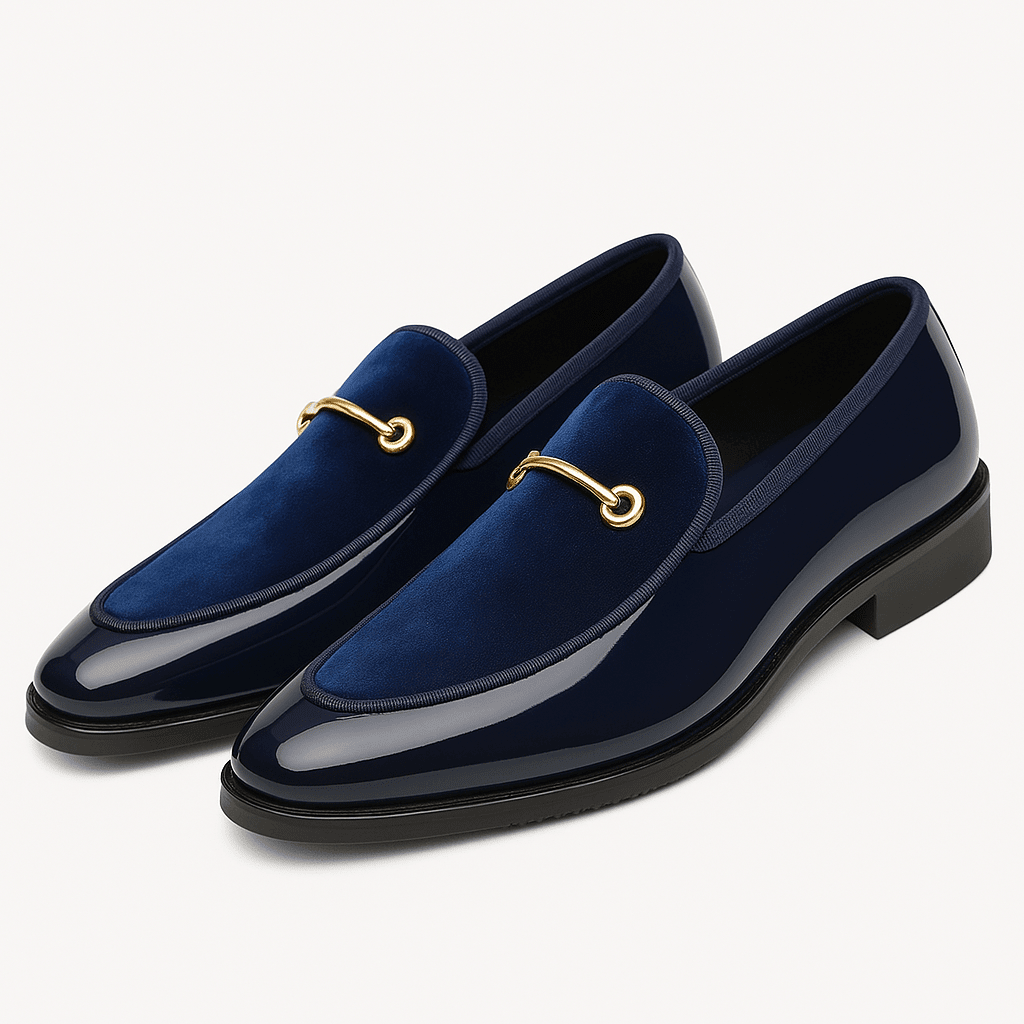 Loafers Men Leather Classic Slip - On Dress Shoes - Hudson Harper - Men's Shoes