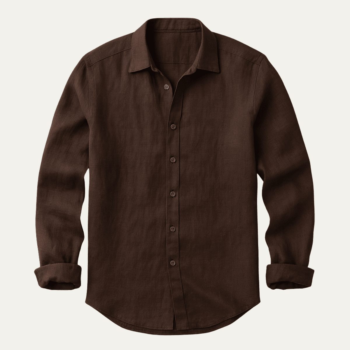 Men Shirt Long Sleeve Relaxed Fit Button Closure - Hudson Harper - Men Shirt
