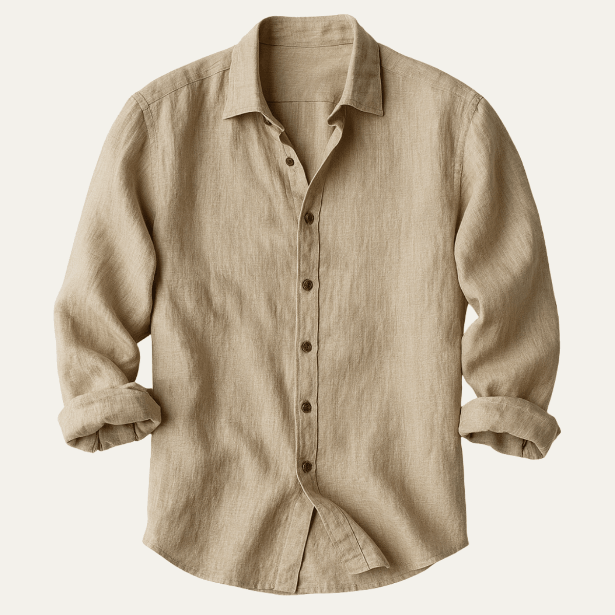 Men Shirt Long Sleeve Relaxed Fit Button Closure - Hudson Harper - Men Shirt