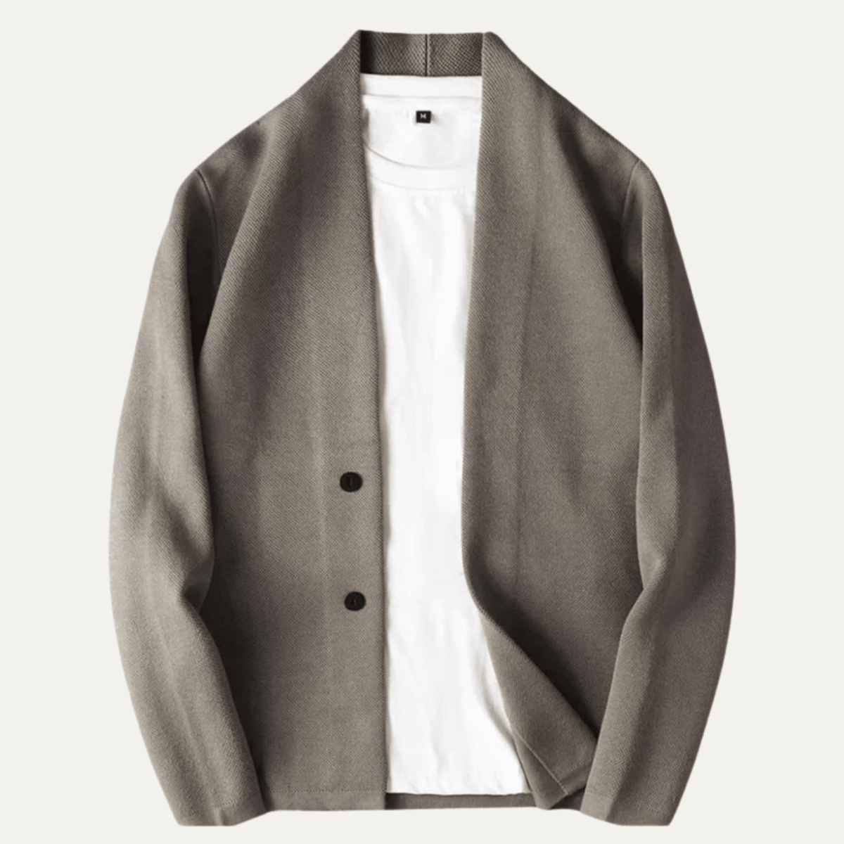 Men's Cardigan — Knit Button Front Tailored Fit Long Sleeve - Hudson Harper - Men Cardigan