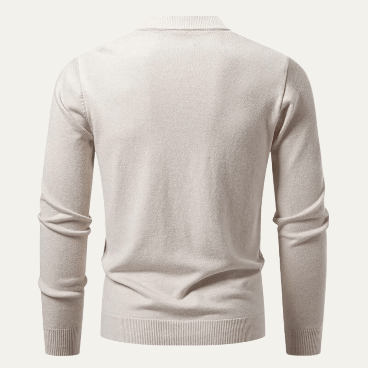 Men's Cardigan — Slim Fit V - Neck Cable Knit Button Front Ribbed - Hudson Harper - Men Cardigan