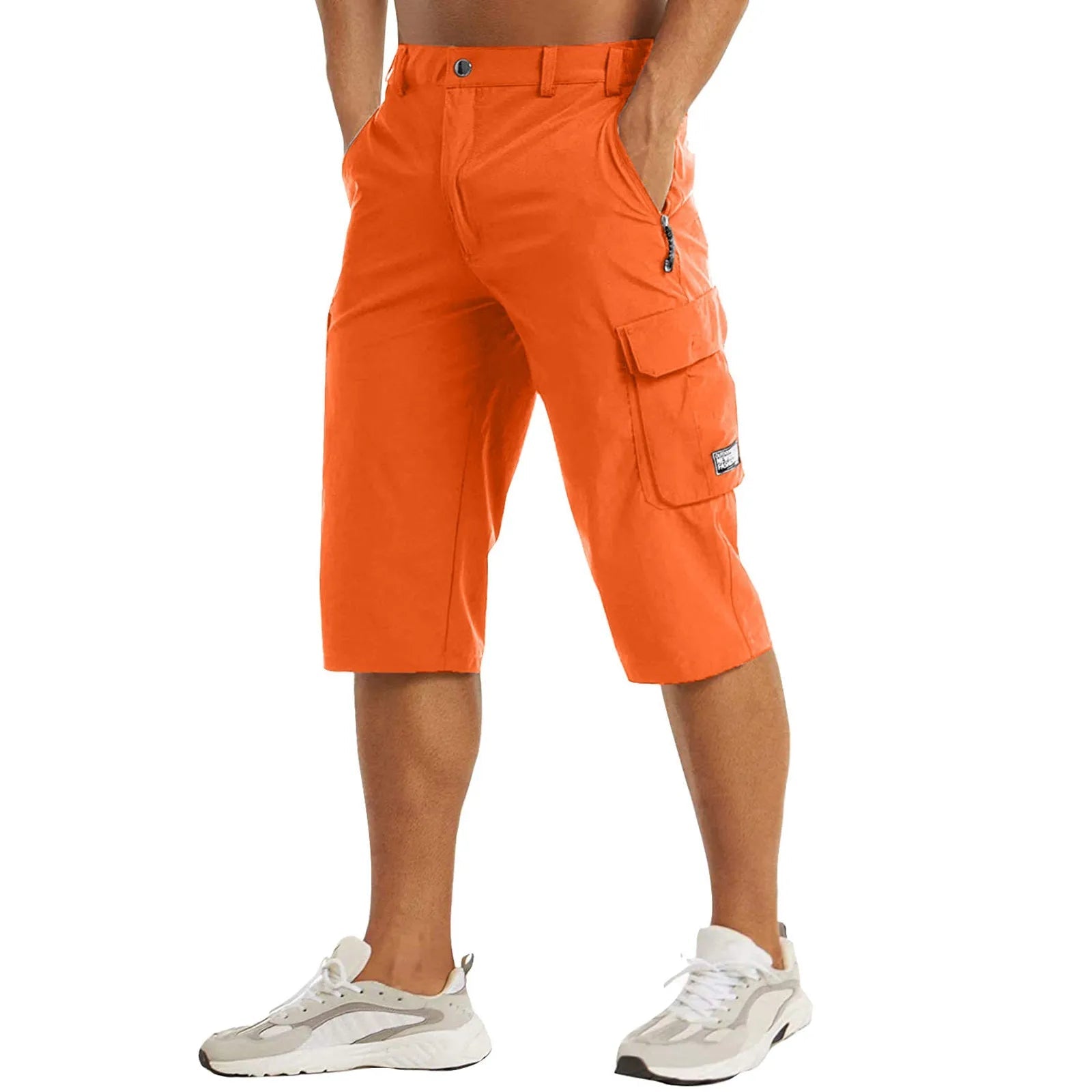Men's Cargo Shorts — Regular Fit Quick - Dry Multi - Pocket Zip Design - Hudson Harper - Men Shorts