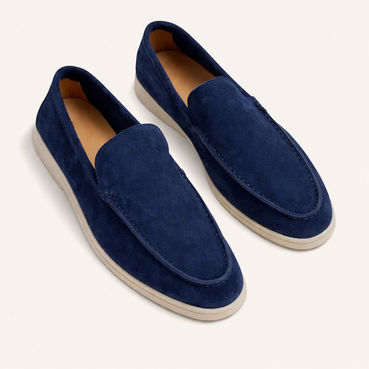 Men's Casual Slip - On Loafers — Rubber Sole Comfort - Hudson Harper - Men Shoes