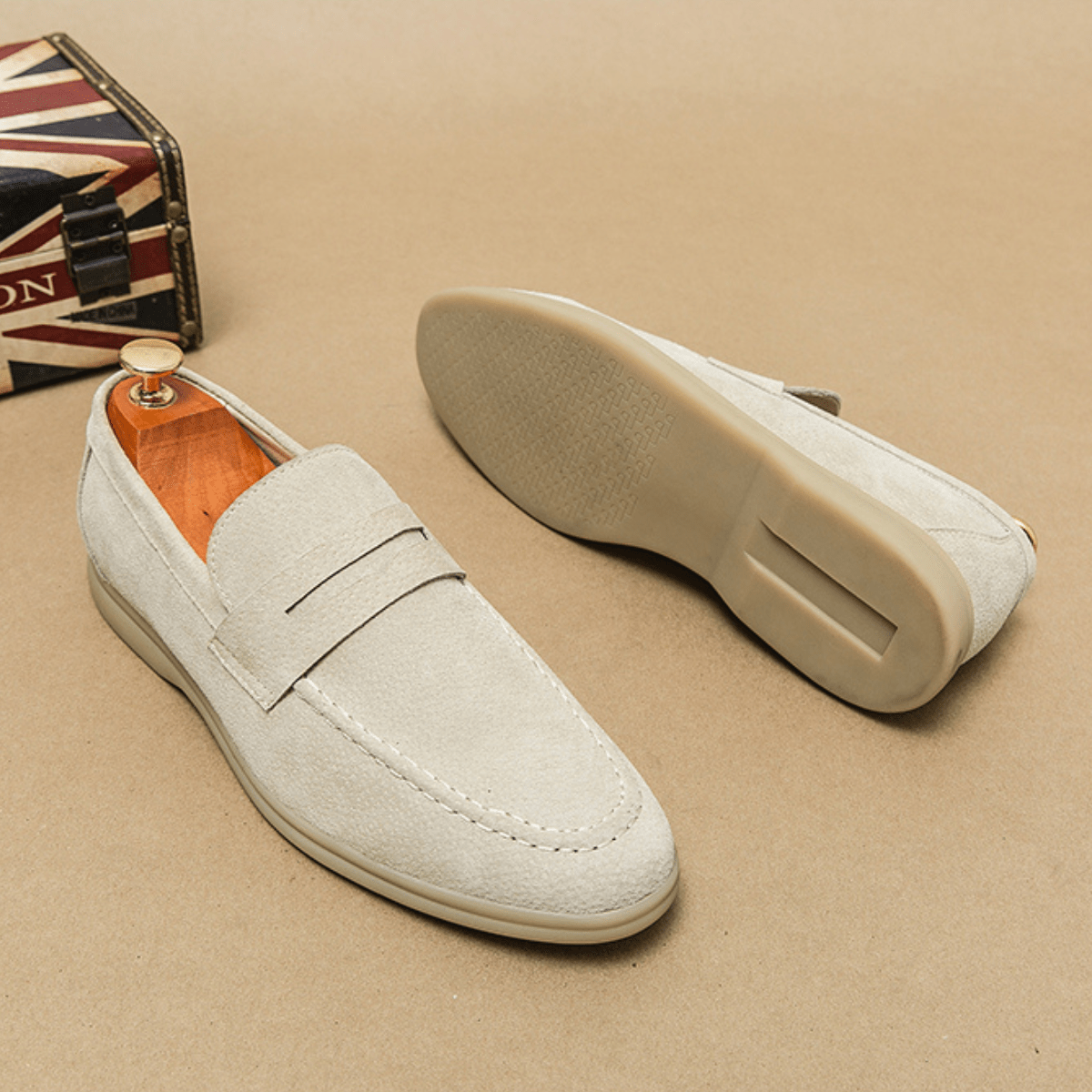 Men's Classic Fit Slip - On Loafers — Timeless Style - Hudson Harper - Men Shoes