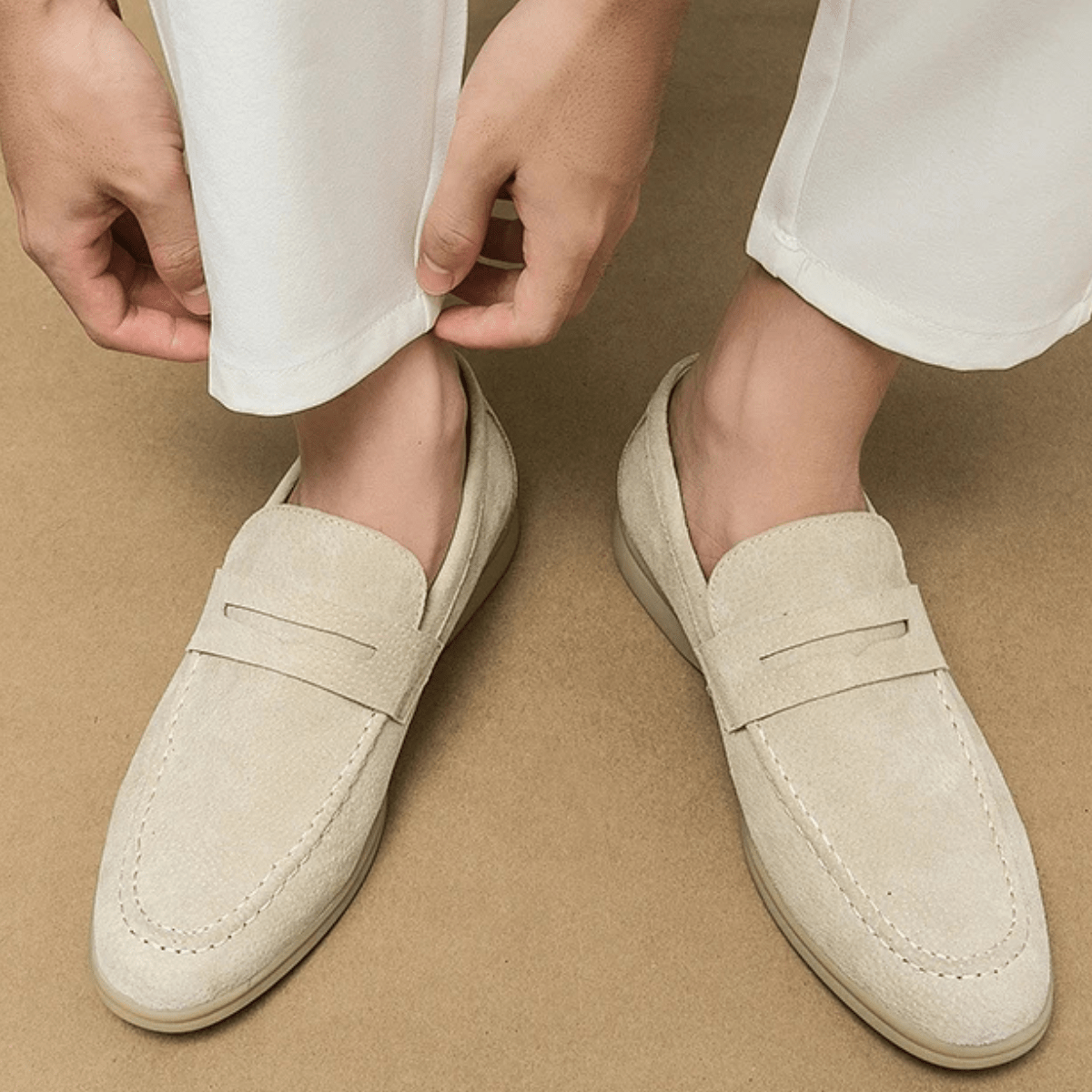 Men's Classic Fit Slip - On Loafers — Timeless Style - Hudson Harper - Men Shoes