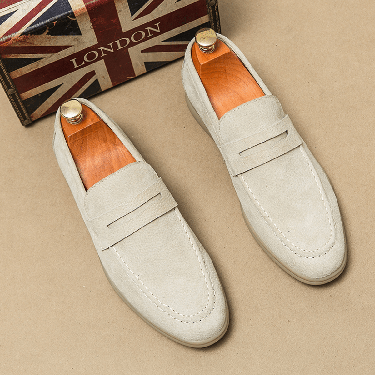 Men's Classic Fit Slip - On Loafers — Timeless Style - Hudson Harper - Men Shoes