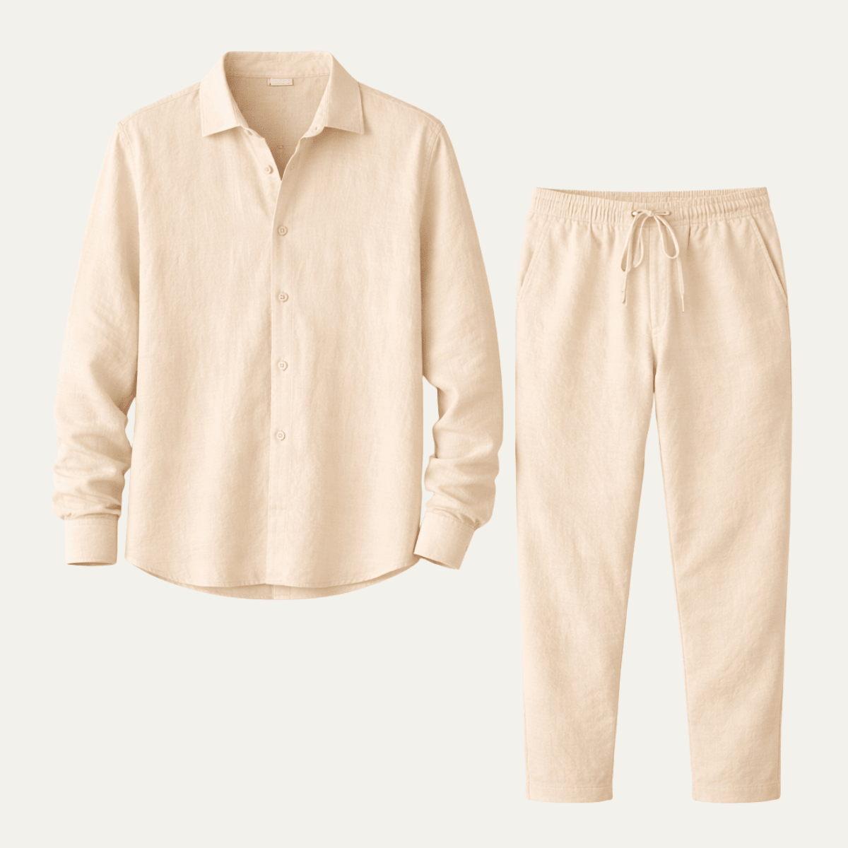 Men's Clothing Set — Tailored Fit Long Sleeve Button Placket - Hudson Harper - Men Set