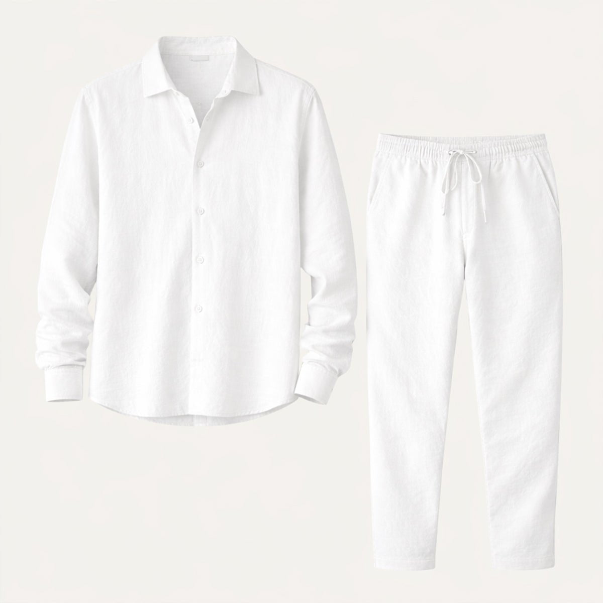 Men's Clothing Set — Tailored Fit Long Sleeve Button Placket - Hudson Harper - Men Set