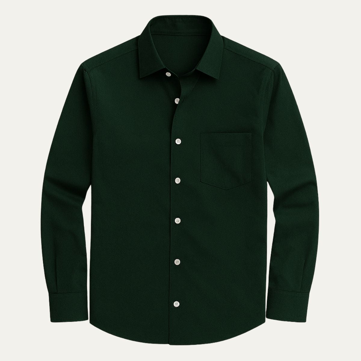 Men's Formal Shirt — Slim Fit Button Cuffs Structured Collar - Hudson Harper - Men Shirt