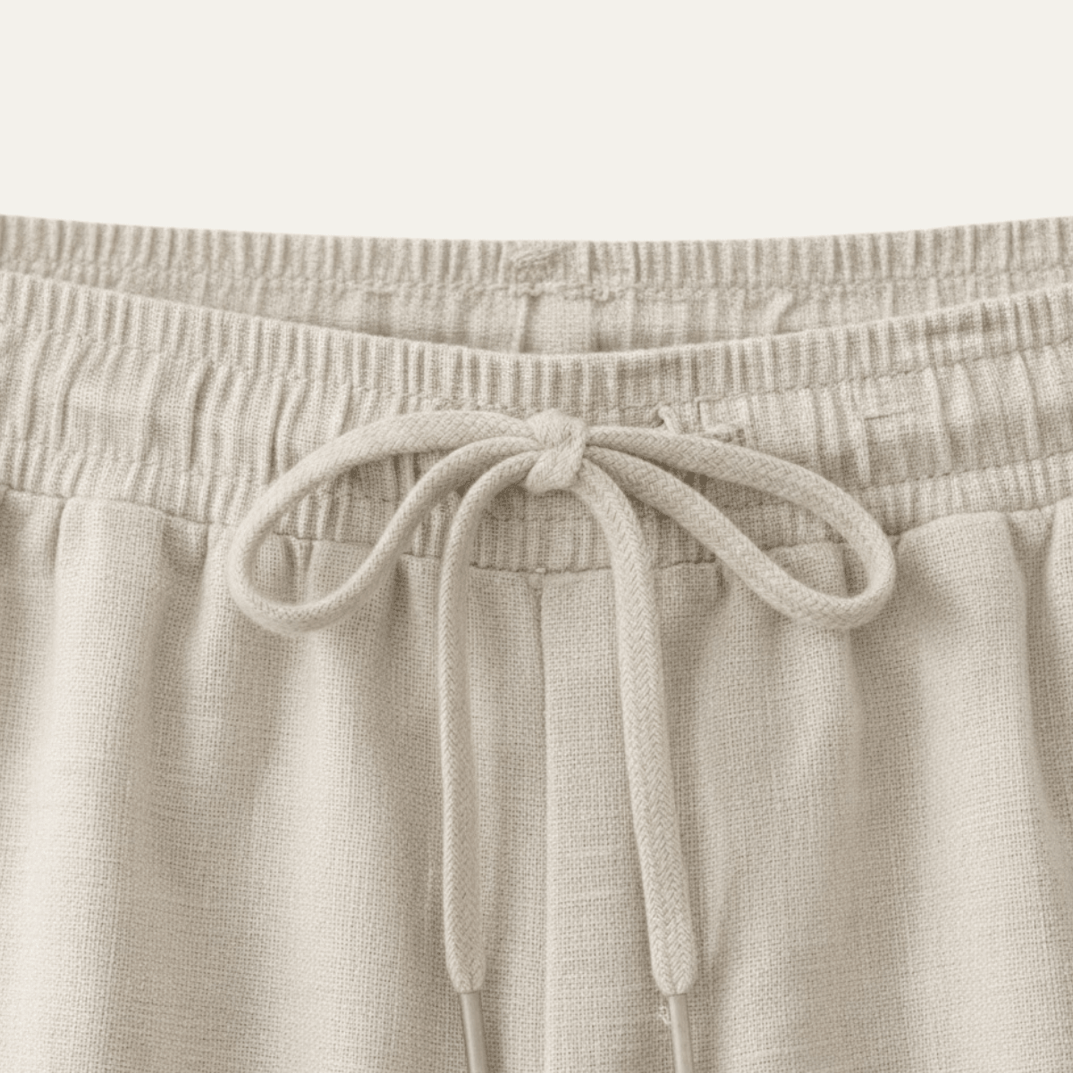 Men's Linen Shirt & Shorts Set - Long Sleeve Loose Fit Button Closure - Hudson Harper - Men Set
