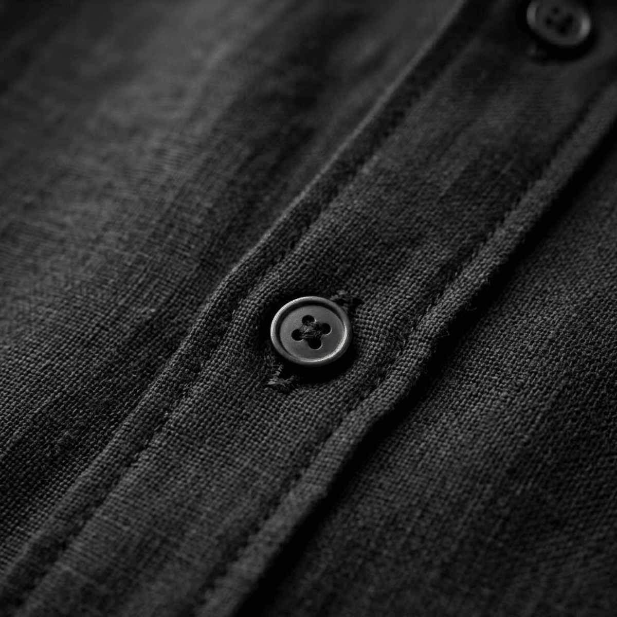 Men's Linen Shirt - Tailored Fit Full Button Placket - Hudson Harper - Men Shirt