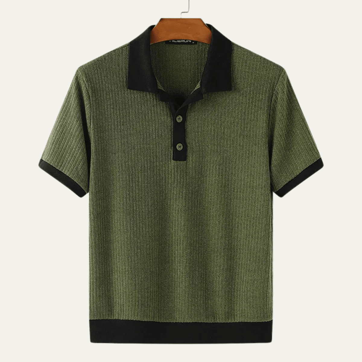Men's Polo Shirt — Regular Fit Short Sleeve Button Closure - Hudson Harper - Men Shirt