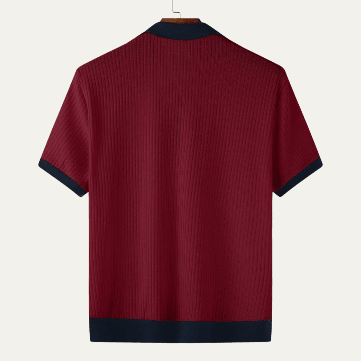 Men's Polo Shirt — Regular Fit Short Sleeve Button Closure - Hudson Harper - Men Shirt