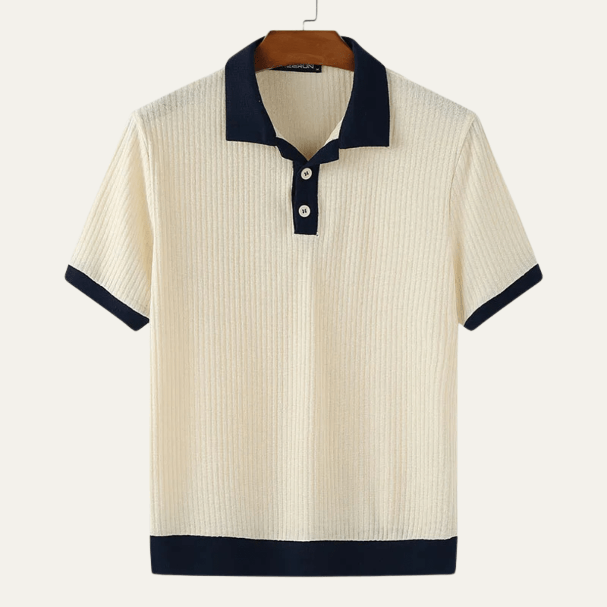 Men's Polo Shirt — Regular Fit Short Sleeve Button Closure - Hudson Harper - Men Shirt