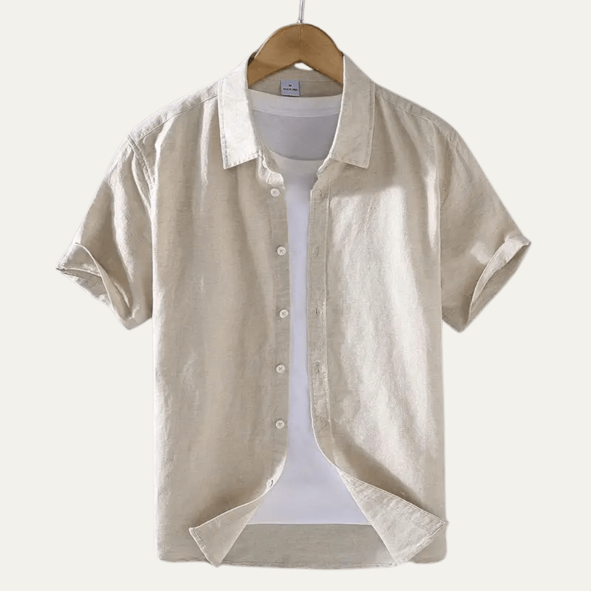 Men's Shirt — Short Sleeve Relaxed Fit Button - Down Collar - Hudson Harper - Men Shirt