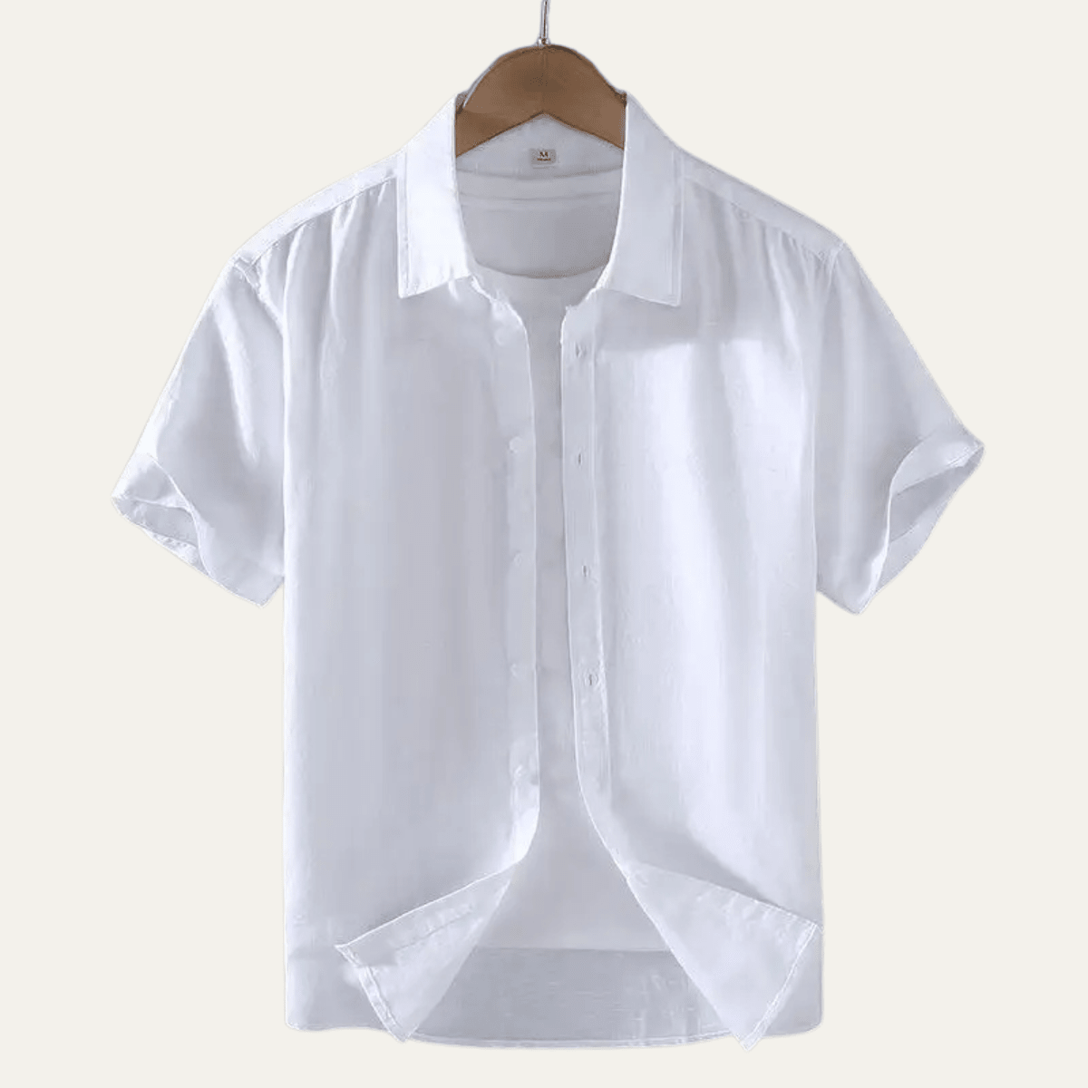 Men's Shirt — Short Sleeve Relaxed Fit Button - Down Collar - Hudson Harper - Men Shirt