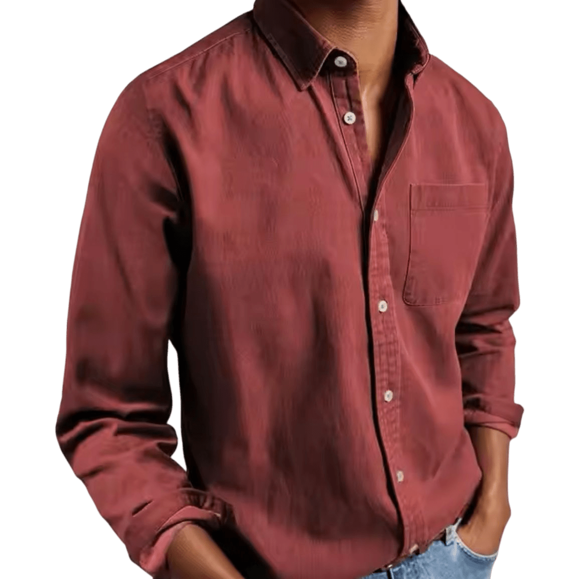 Men's Shirt — Straight Fit Standard Length Classic Cut - Hudson Harper - Men Shirt