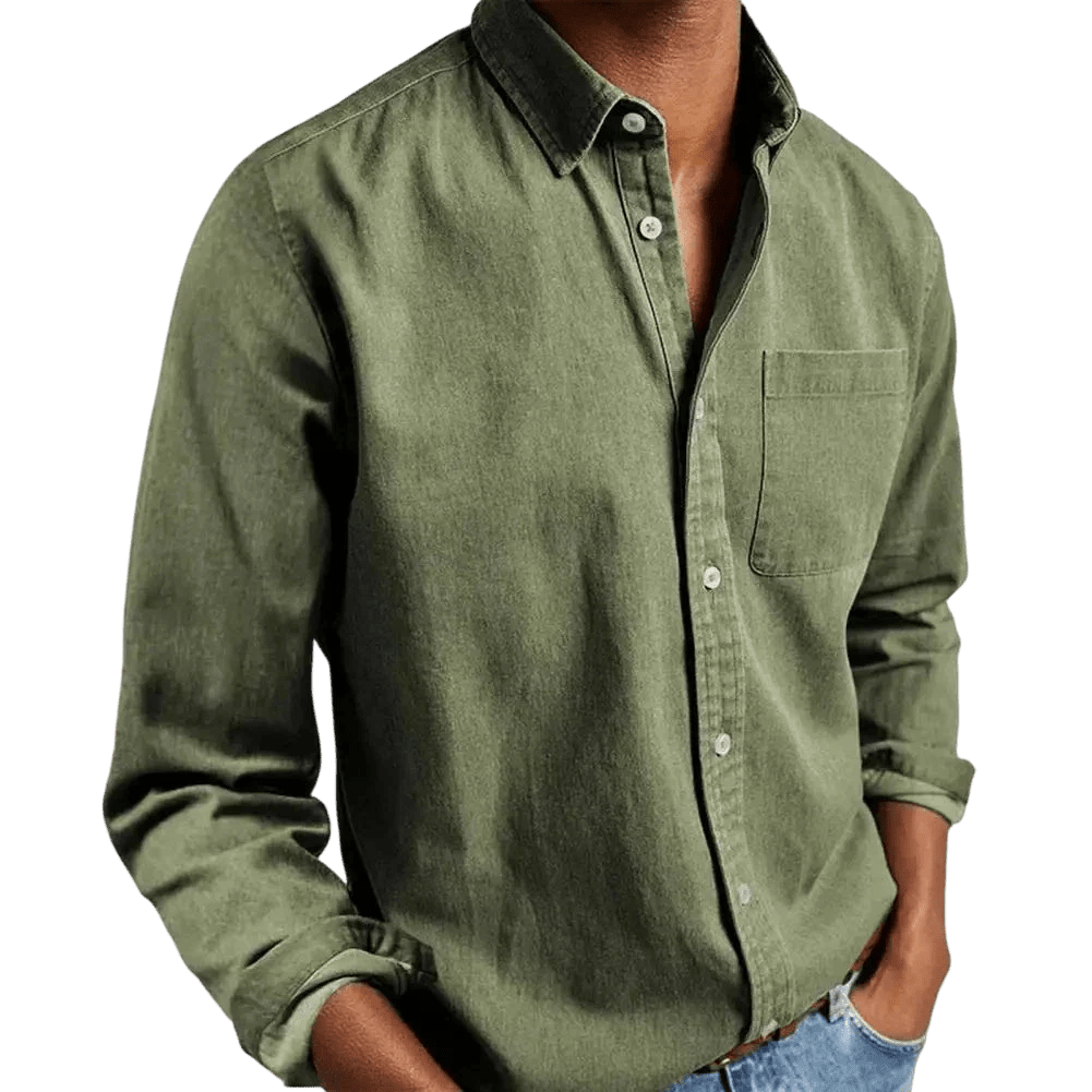Men's Shirt — Straight Fit Standard Length Classic Cut - Hudson Harper - Men Shirt