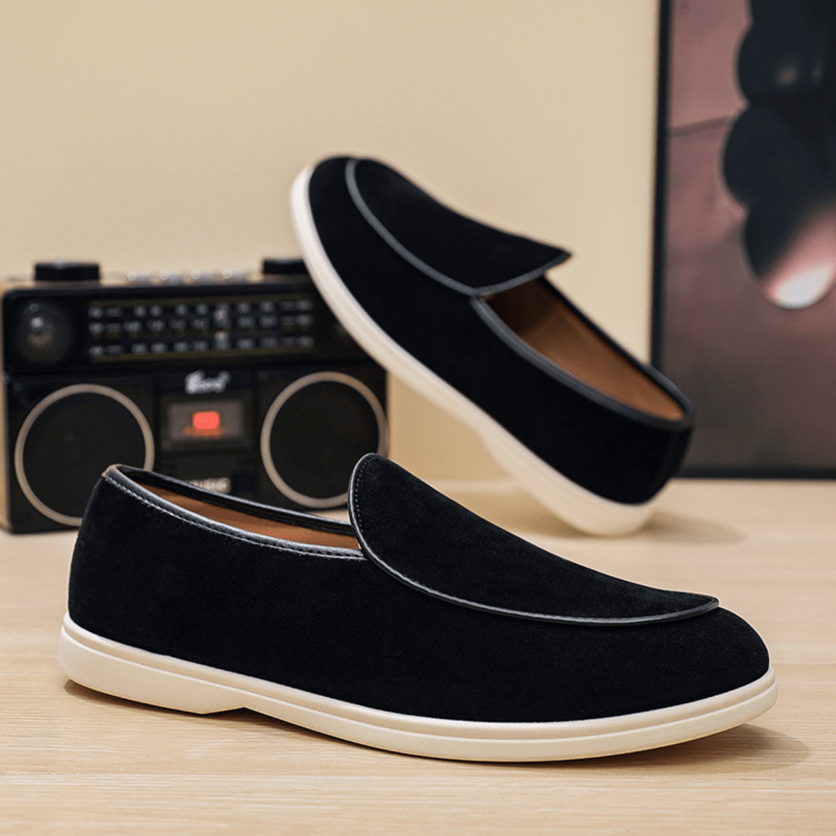 Men's Slip - On Casual Loafers — Clean Everyday Design - Hudson Harper - Men Shoes
