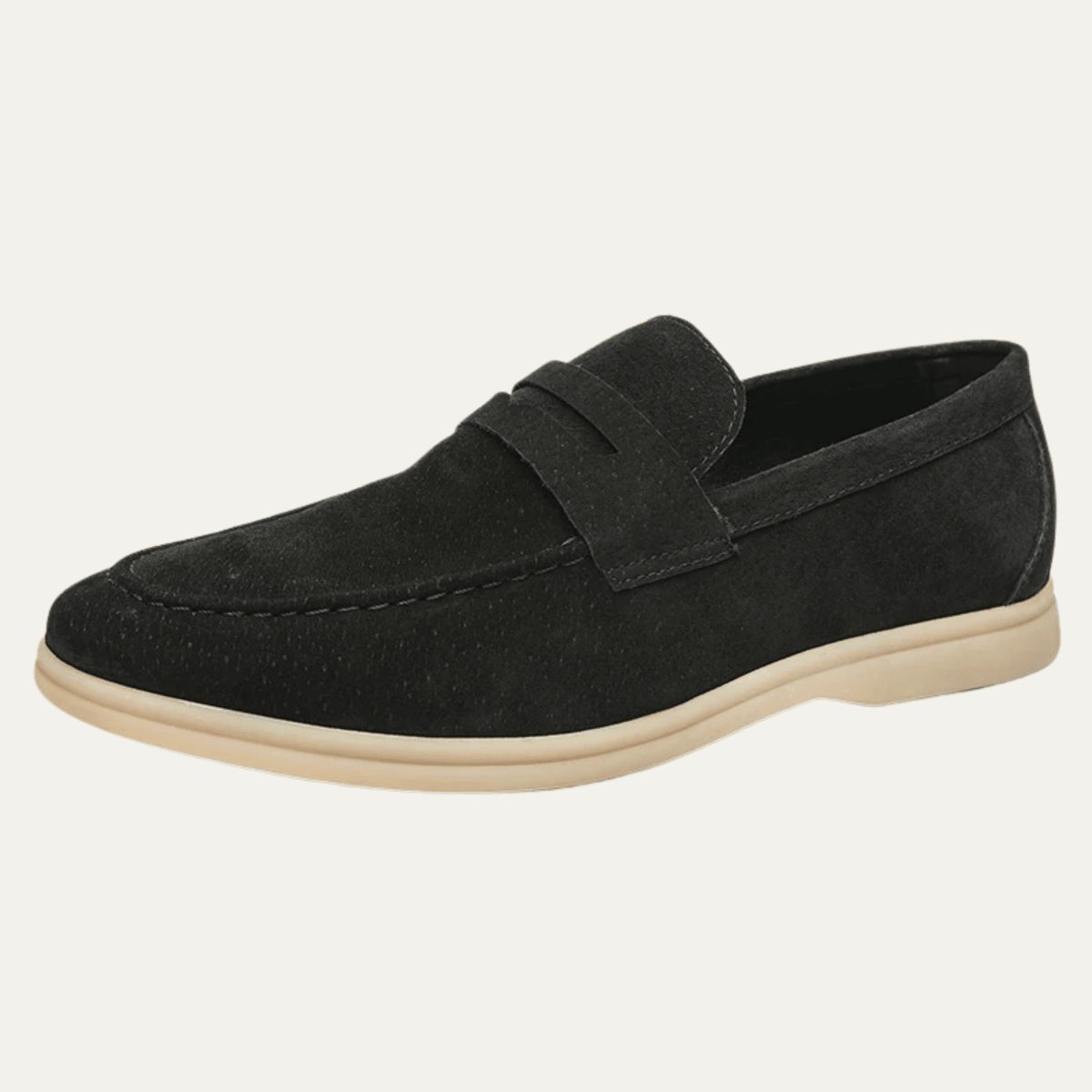 Men's Slip - On Loafers — Low Sole & Stitched Detail - Hudson Harper - Men Shoes