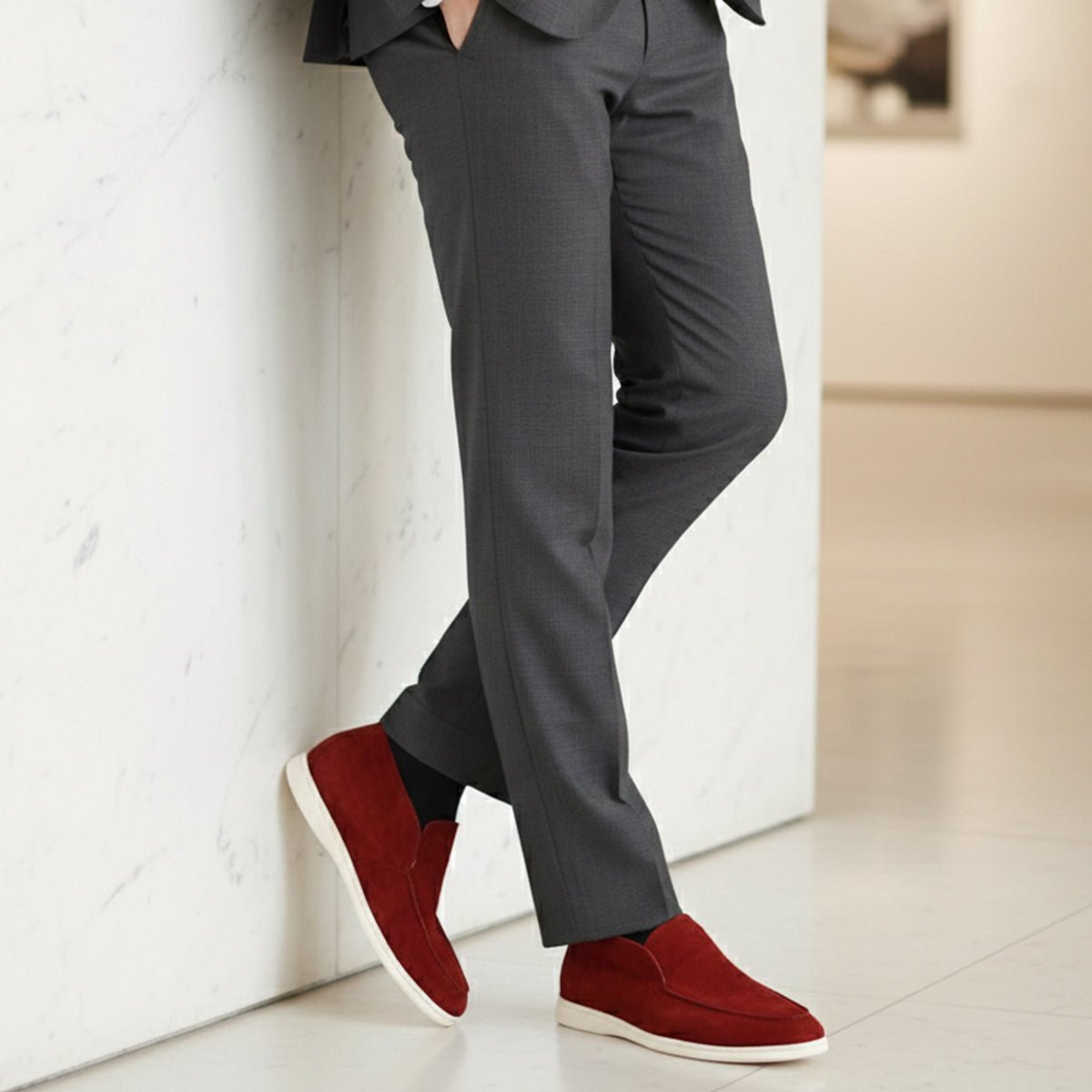 Men's Slip - On Loafers — Minimalist Clean Design - Hudson Harper - Men Shoes