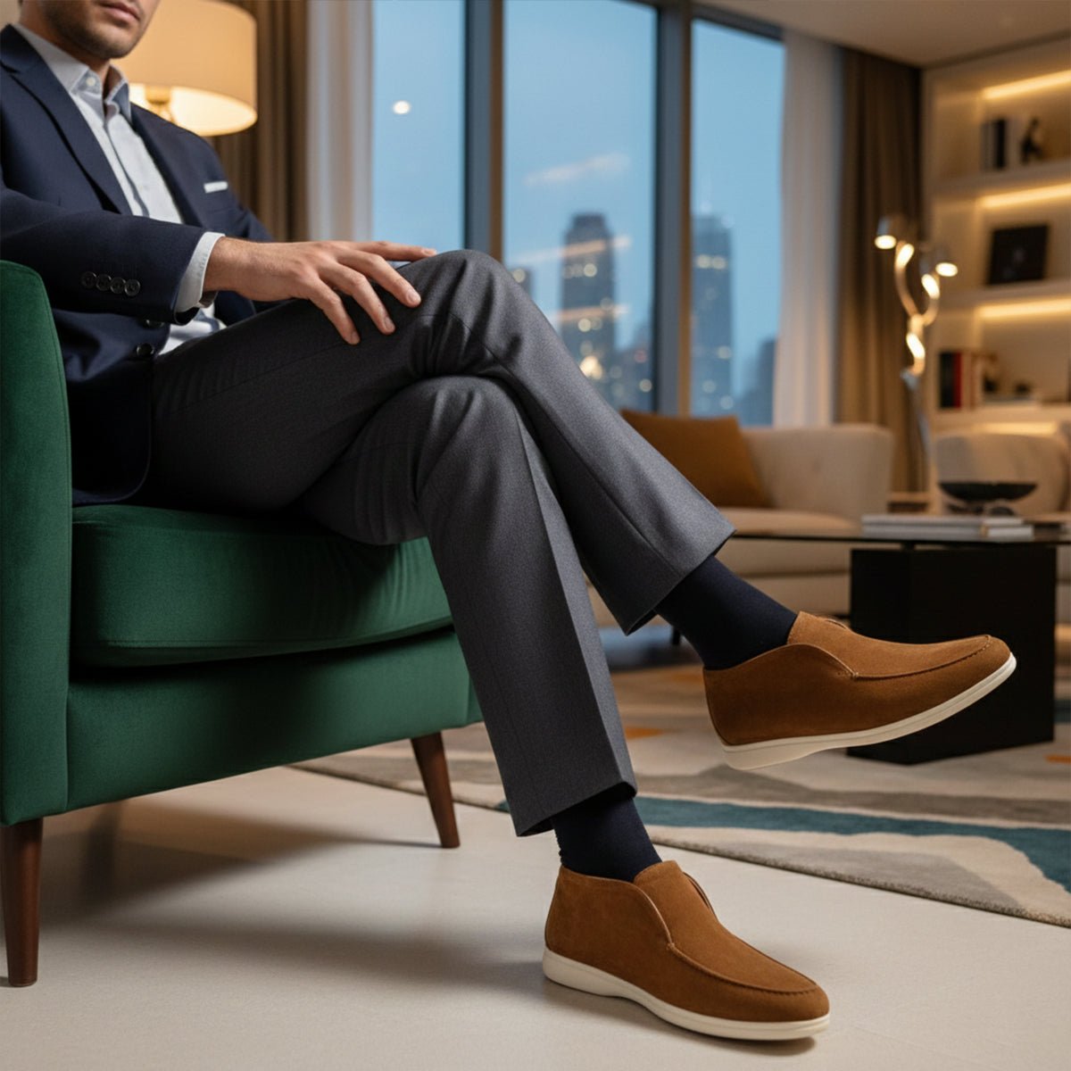 Men's Slip - On Loafers — Minimalist Clean Design - Hudson Harper - Men Shoes