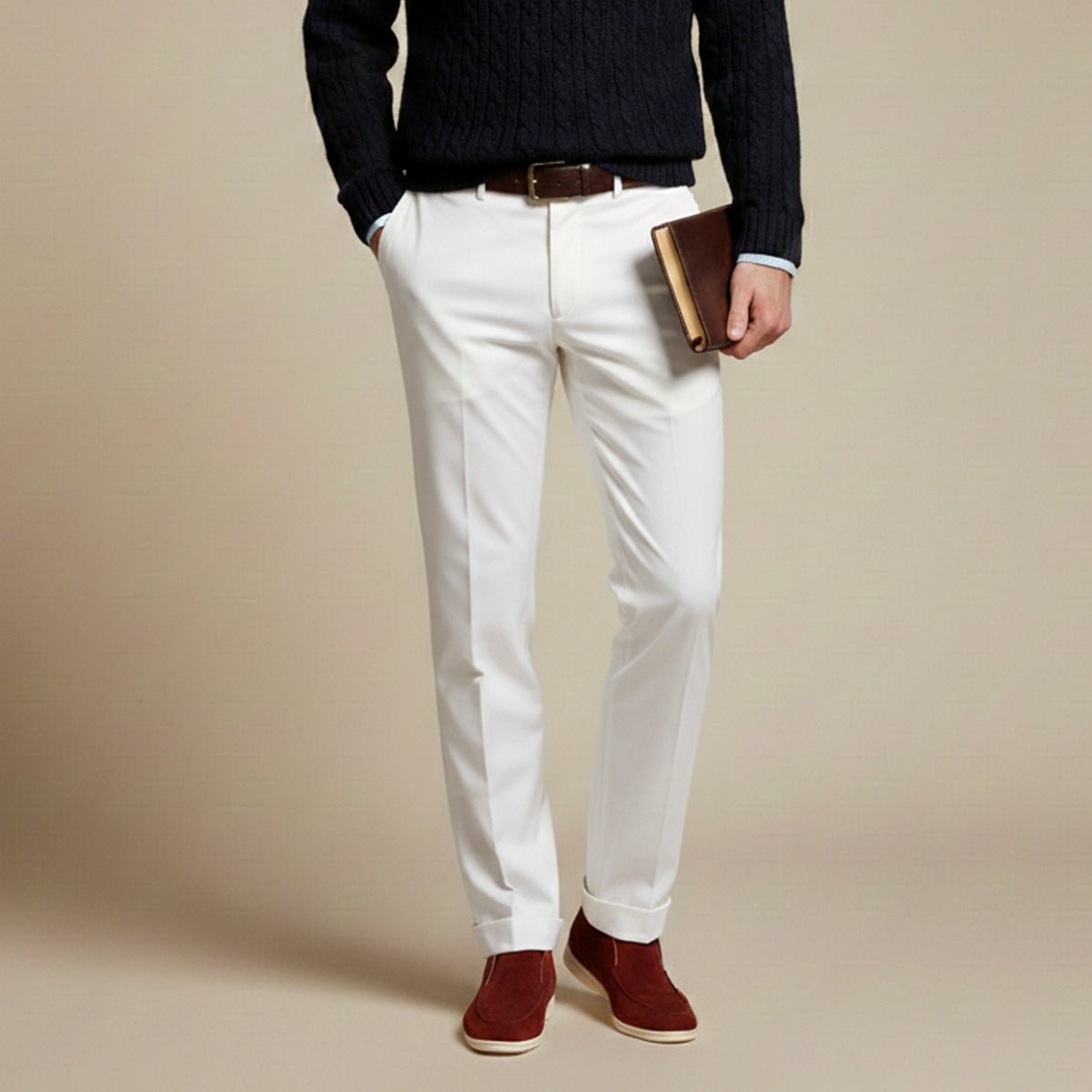 Men's Slip - On Loafers — Minimalist Clean Design - Hudson Harper - Men Shoes