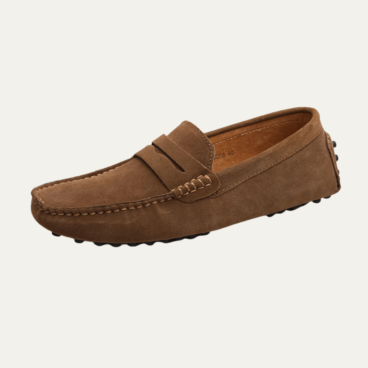 Men's Slip - On Loafers — Moccasin Stitching Low Profile - Hudson Harper - Men Shoes