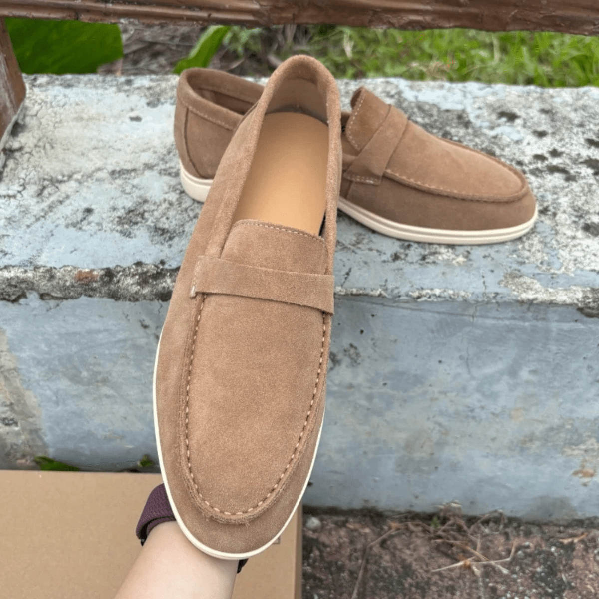 Men's Slip - On Loafers — Round Toe & Soft Sole - Hudson Harper - Men Shoes