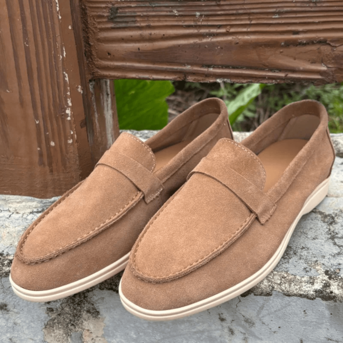 Men's Slip - On Loafers — Round Toe & Soft Sole - Hudson Harper - Men Shoes